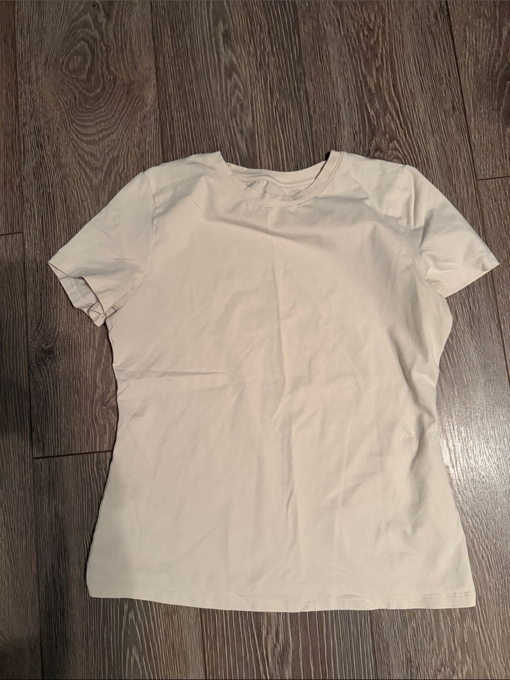 a new day Short Sleeve Crewneck Tee in Soft Cream